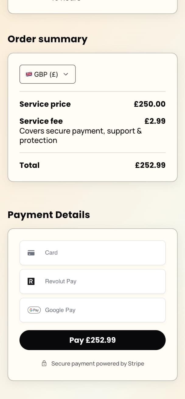 Secure checkout